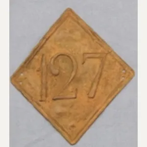 French 1st Empire, 1810 Pattern Shako Plate, 127th Regiment of …