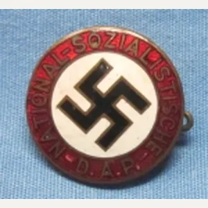 German WWII Prinzen Size NSDAP Membership Badge, 17mm