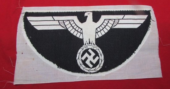 German WWII Heer Large Pattern Sports Shirt Eagle — image 3