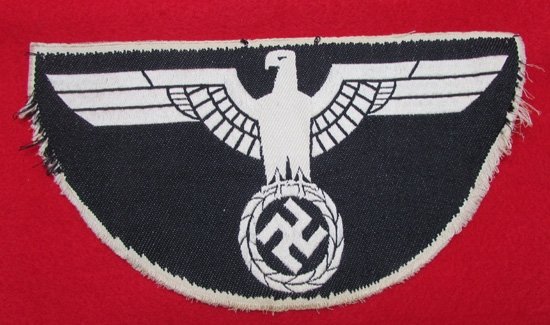 German WWII Heer Large Pattern Sports Shirt Eagle — image 3