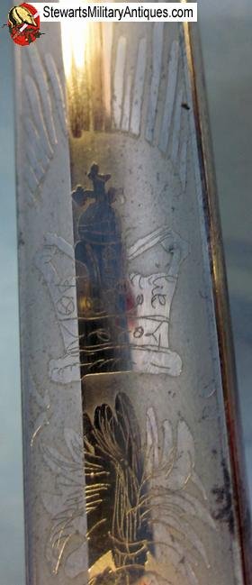  British Victorian Era 1857 Pattern Royal Engineer Officers Sword, Brass Scabbard — image 9