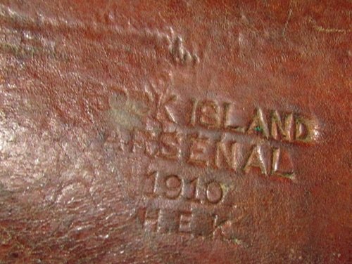  US Pre WWI .38 Revolver Holster, Rock Island Arsenal 1910 — image 5