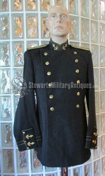  Soviet WWII Era Navy Officers Full Dress Tunic, Lt.Commander, Aviation Maintenance — image 2
