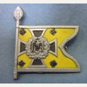 German WWII, Flag Tinnie, Army Cavalry Swallow Tail