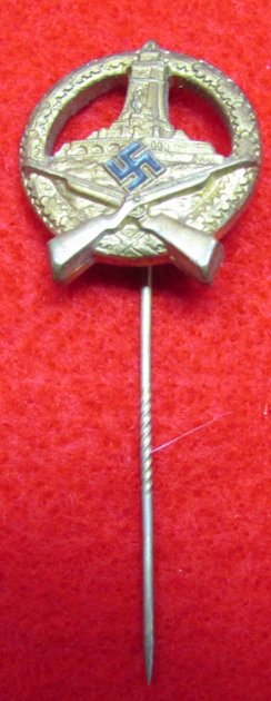 German WWII Kyffhauser Bund Stickpin, Gilt — image 2