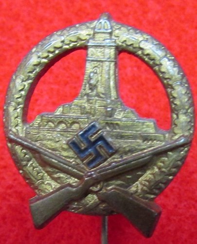 German WWII Kyffhauser Bund Stickpin, Gilt — image 3