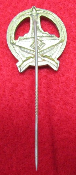 German WWII Kyffhauser Bund Stickpin, Gilt — image 4
