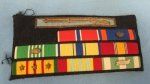 US Vietnam War Era Army 8 Place Ribbon Bar, Expert …