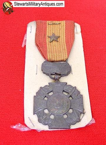  Vietnam, Vietnam War Army Gallantry Cross w' Star. In Country Made — image 4
