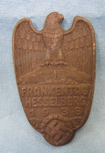  German WWII Hesselberg Frankentag Tinnie 1938 — image 2