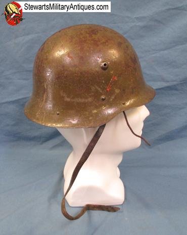  Bulgarian WWII M1936/C Steel Helmet, German Mfg — image 3
