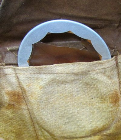  French WWI Waterproof Gasmask Pouch, Doughboy Used — image 5