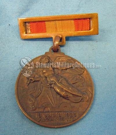  Spanish Civil War Victory Medal, Alzamiento 1936 — image 2