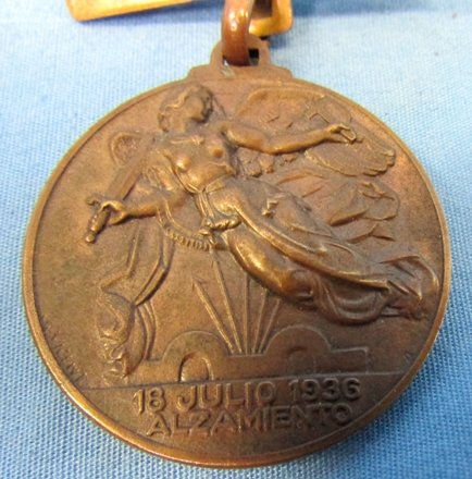  Spanish Civil War Victory Medal, Alzamiento 1936 — image 3