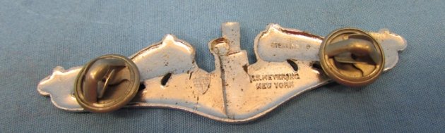  US Cold War Era US Navy Officers Submarine Dolphins, Sterling — image 3