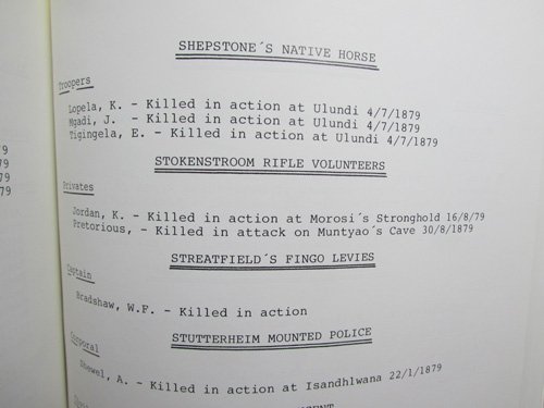 British Medal Reference, Casualty Roll for the Zulu and Basuto Wars, South Africa 1877 - 79 — image 5