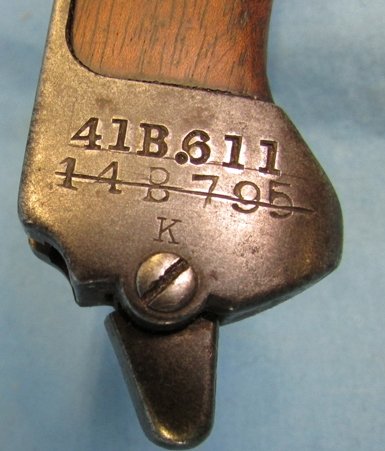  Danish M1889 Krag-Jorgenson Bayonet, RVK Mfg — image 5