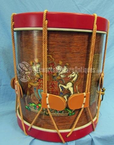 British Cold War Era Rope Tension Military Drum — image 2