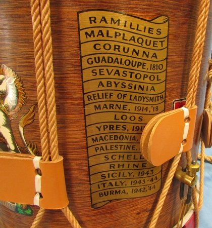  British Cold War Era Rope Tension Military Drum — image 4