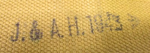  British WWII P37 Pattern Canteen, 1943 Dated Strap — image 3