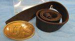 US Civil War Union Infantry Belt & Buckle Set