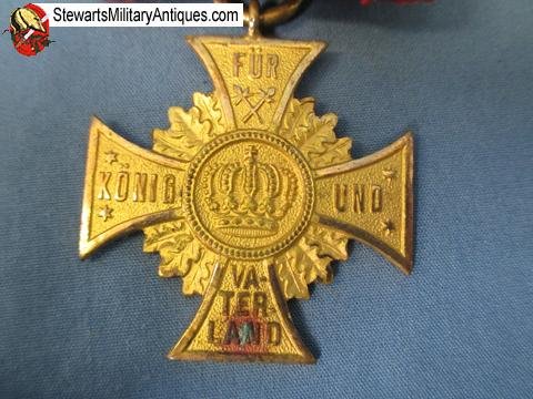 German Pre-WWI Bavarian Veterans Medal, 15th Regiment — image 3