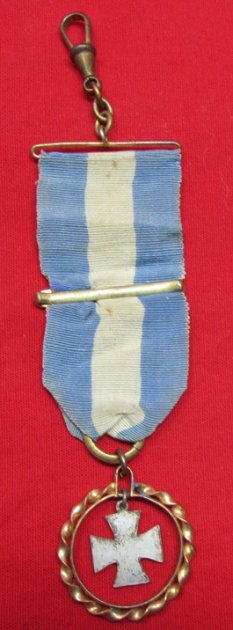 German WWI Bavarian, Patriotic Iron Cross Watch Fob — image 4