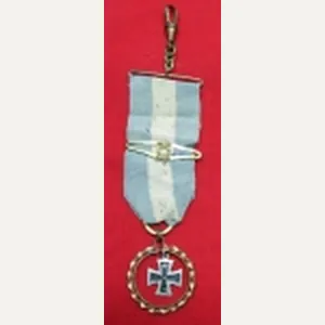 German WWI Bavarian, Patriotic Iron Cross Watch Fob