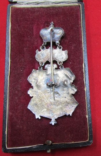 Bavarian, Pre WWI, 1st Infantry Regiment Association Badge, Cased — image 5