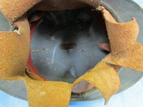  French WWI Adrian Infantry Helmet, Complete Liner, Named — image 7