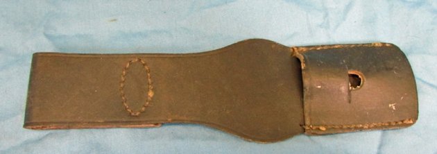  Italian WWII Leather Bayonet Frog — image 2