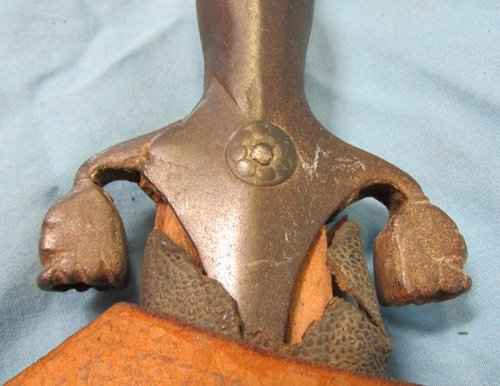  Indian Early 19th Century Tulwar Sword & Scabbard — image 8