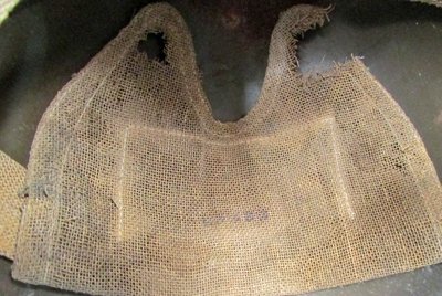  Japanese WWII Military Pattern Civil Defense Helmet, Named — image 6