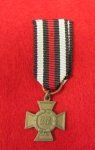 German WWI Miniature Non-Combattant Hindenburg Cross & Ribbon