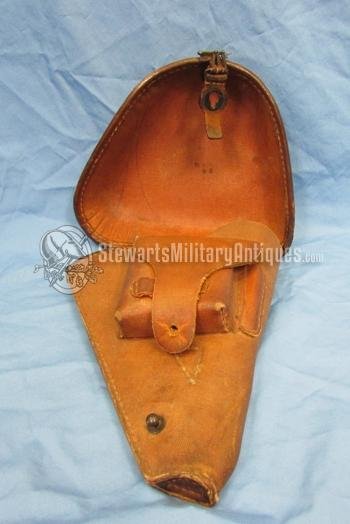  Japanese WWII Type 14 Nambu Pistol Holster, Rubberized Canvas — image 4
