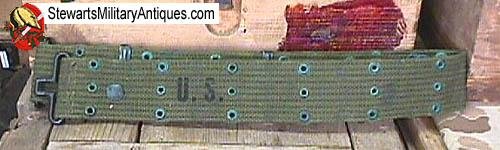  US Korean War M1936 OD Pistol Belt — image 3