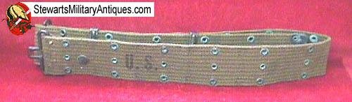  US Korean War M1936 OD Pistol Belt — image 4