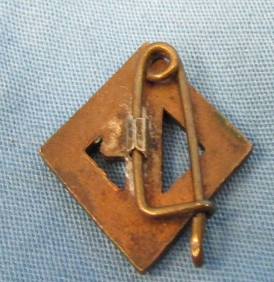  Italian WWII Fascist Enameled Lapel Badge — image 3