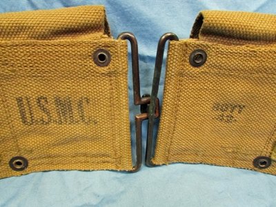  US WWII USMC 10 Pocket, Rifleman's Cartridge Belt, Boyt 42 — image 4