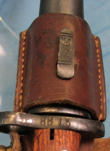  Jugoslavian Mauser Bayonet & Frog, Matching Numbers — image 4
