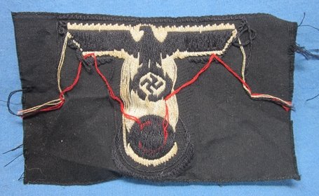 German WWII Panzer Enlisted Combined Eagle & Cockade — image 3