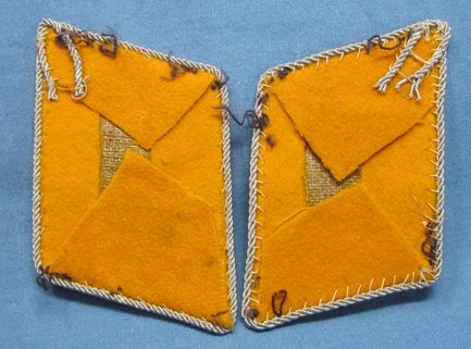 German WWII Luftwaffe Flight Officer Collar Tabs, Pair — image 3
