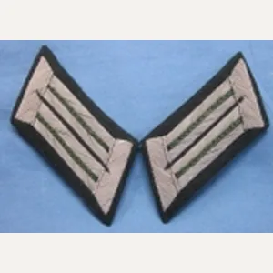 German WWII Heer Administration Officer Collar Tabs, Pair
