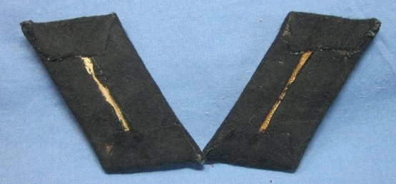 German WWII Heer Artillery Officer Collar Tabs — image 3