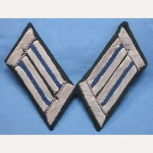German WWII Heer Medical Officer Collar Tabs, Pair