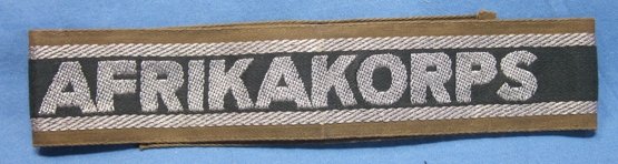 German WWII Afrika Korps Cuff Title — image 3