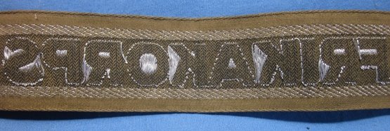 German WWII Afrika Korps Cuff Title — image 5