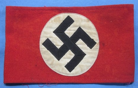 German WWII Wool NSDAP Political Armband. — image 2