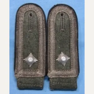 German WWII Heer Pioneer Feldwebel Shoulder Straps, Pair