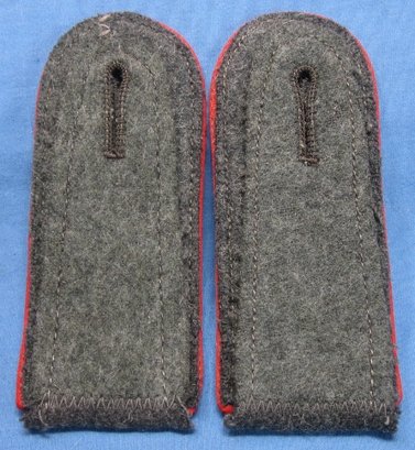 German WWII Luftwaffe Flak Artillery Kannonier Shoulder Straps, Pair — image 3
